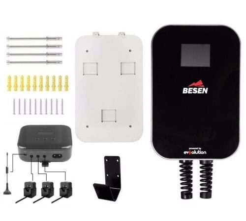 Besen wallbox BASIC DLB fali töltő fix 6m kábellel 22 kW (DLB) (Red)