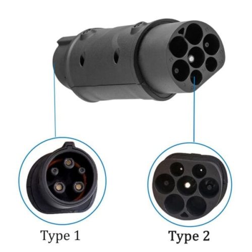 Besen Töltőcsatlakozó adapter Type 2-ről Type 1-re