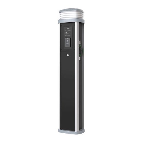 Rolec Quantum Plus elektromos autó töltőoszlop 2×22 kW  (Type 2 aljzat) MID,POS