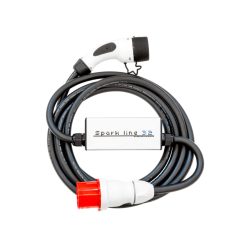   SPARK LINE 32 elektromos autó állítható otthoni töltő - (3x32A) 22kW - 7,5m Type2 kábellel